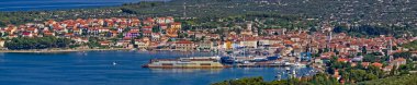 Town of Cres - panoramic view clipart