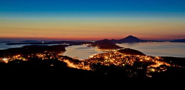 mali losinj, Hırvatistan panoramik görünüm