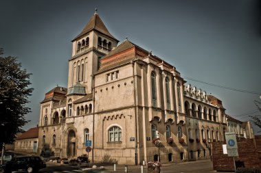 Croatian national hall building, Krizevci, Croatia clipart