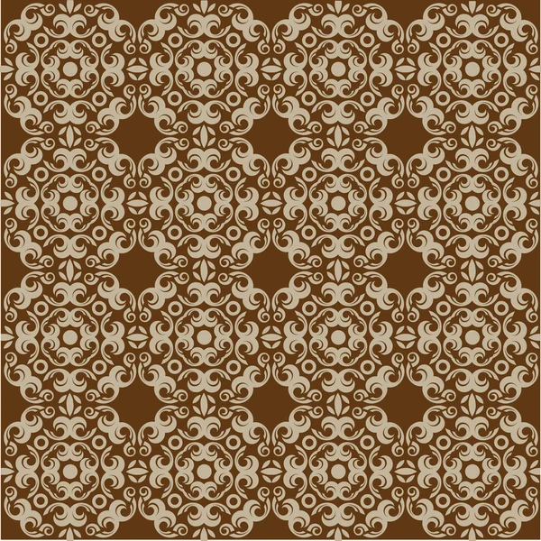 Fondo de tejido marrón — Vector de stock