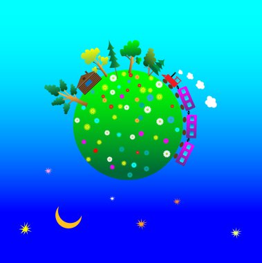 Cartoon Planet Earth clipart