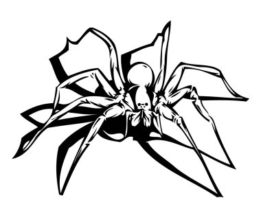 Spider (vector included) clipart