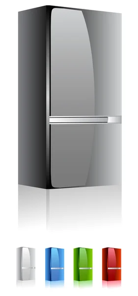 Холодильник (вектор) ) — стоковый вектор