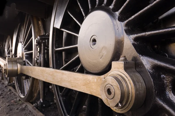 Steam locomotive kerék Jogdíjmentes Stock Fotók