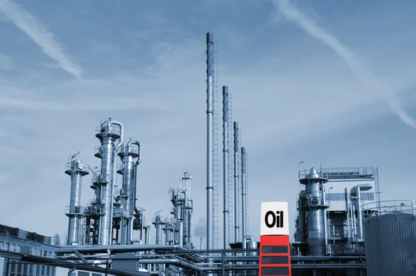 Instalação de petróleo, combustível e gás — Fotografia de Stock