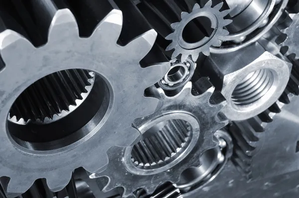 Gears, cogs and wheels — Stock Photo, Image