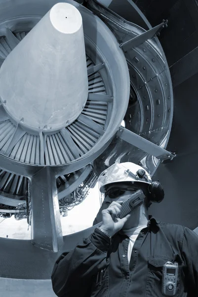 空気の機械工およびエンジン — ストック写真