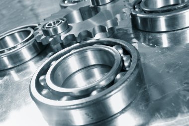 Gears and bearings clipart