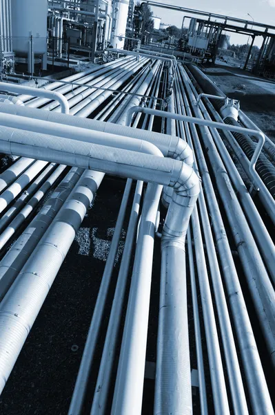 Pipeline, olie en brandstof — Stockfoto