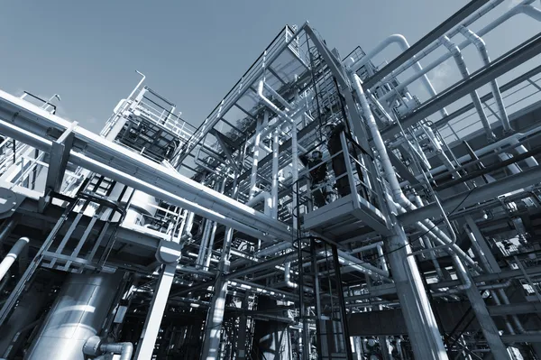 Oil refinery construction — Stock Photo, Image