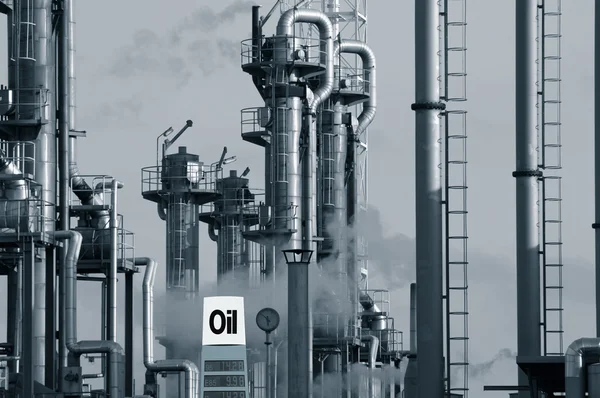 Βιομηχανία πετρελαίου και καυσίμων-σημάδι — Φωτογραφία Αρχείου