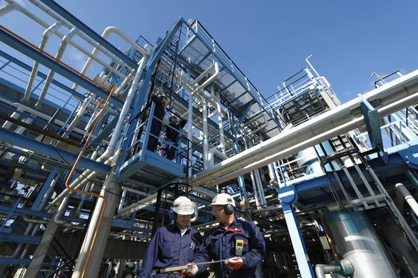 Inženýři a ropný průmysl — Stock fotografie