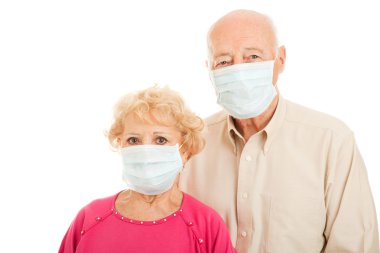 Epidemic - Senior Couple clipart