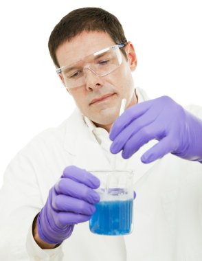 Scientist Stirs Compound clipart