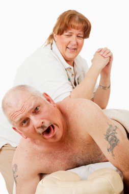 Painful Massage clipart