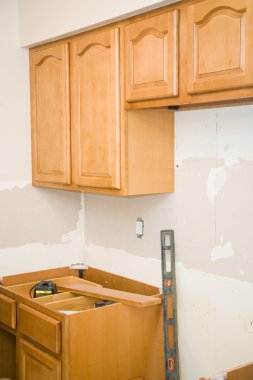 Kitchen Remodel - Cabinets clipart