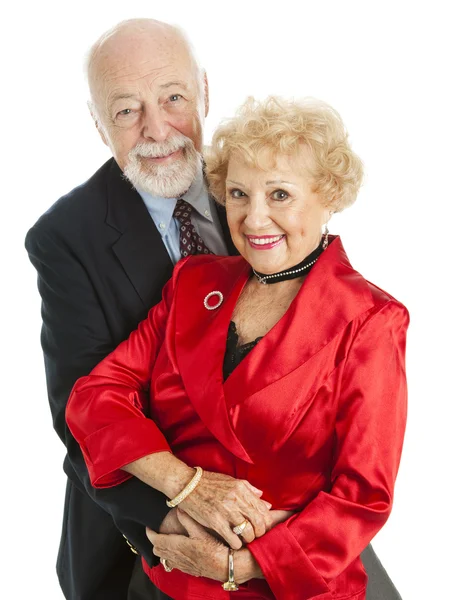 Счастливая старшая пара — стоковое фото