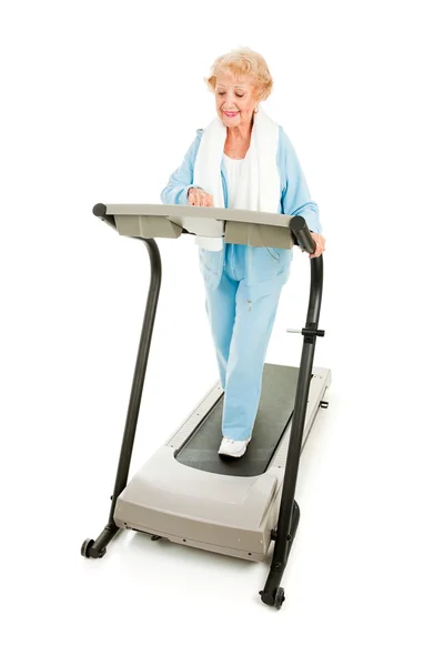 Healthy Senior Works Out — Stock Photo, Image