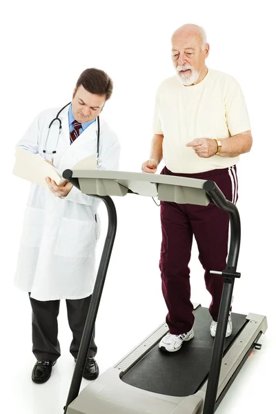Senior Man - Exercício monitorado — Fotografia de Stock