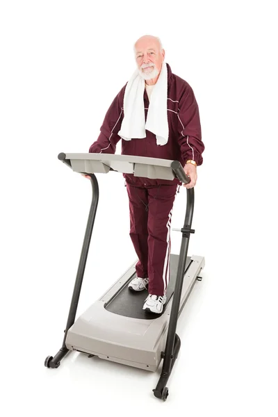 Senior Serious About Fitness — Stock Photo, Image
