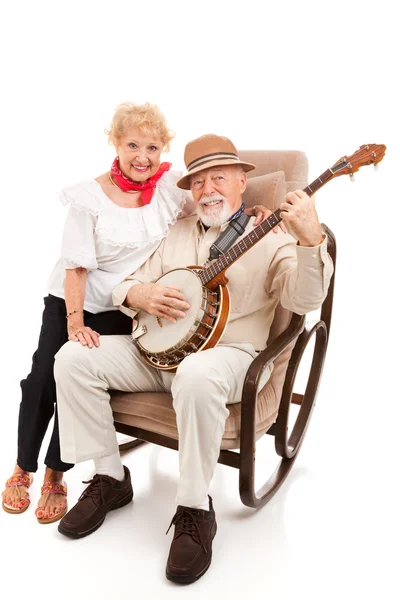 Country muziek senioren — Stockfoto