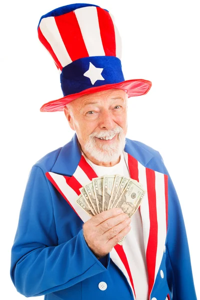 Rich Uncle Sam — Stock Photo, Image