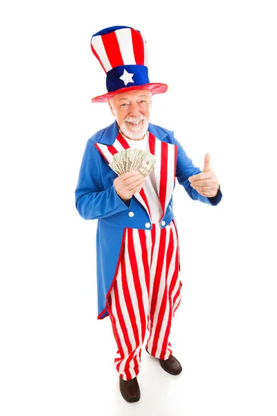 Uncle Sam - Economic Recovery — Stock Photo, Image