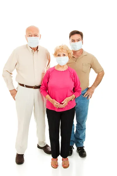 Martwi się o grypie — Zdjęcie stockowe