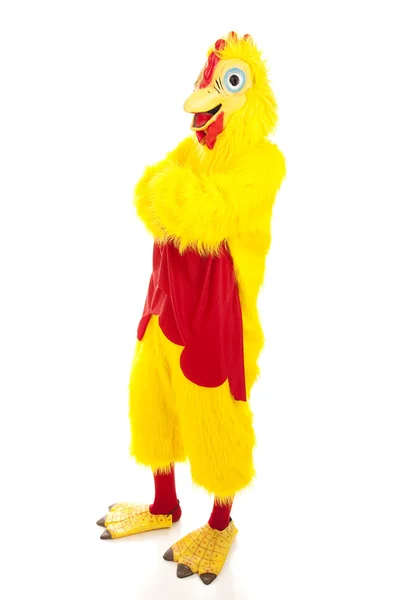 Chicken Man - Arms Crossed — Stock Photo, Image
