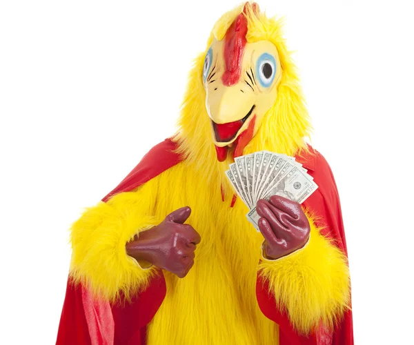 Kyckling man - rik — Stockfoto
