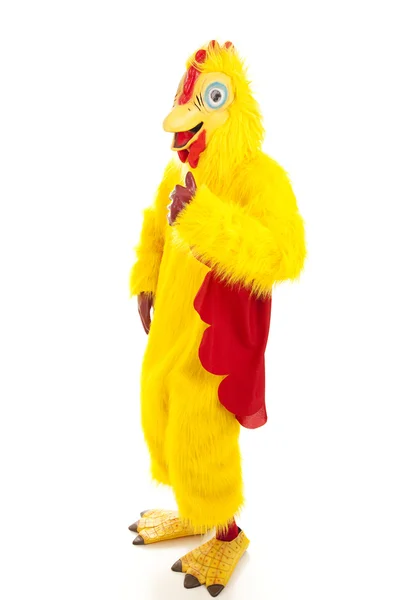 Chicken Man Thumbs Up — Stock Photo, Image