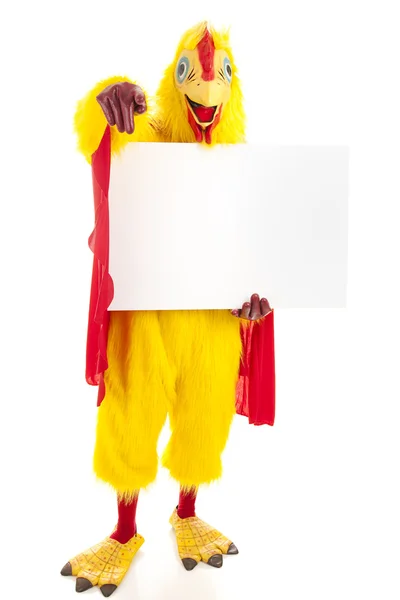 Super Chicken - Message For You — Stock Photo, Image