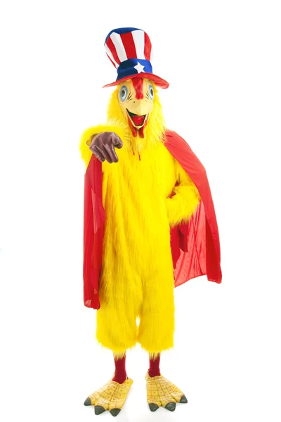 O tio Chicken quer-te. — Fotografia de Stock