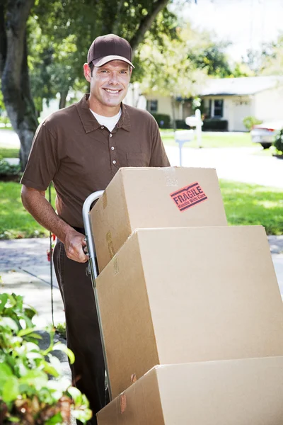 Consegna Uomo o Mover all'aperto — Foto Stock
