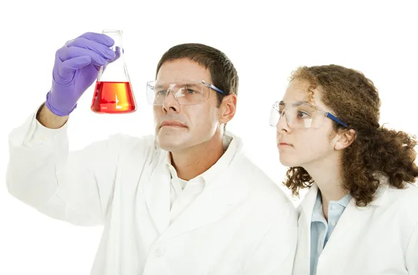 Middelbare school wetenschap — Stockfoto