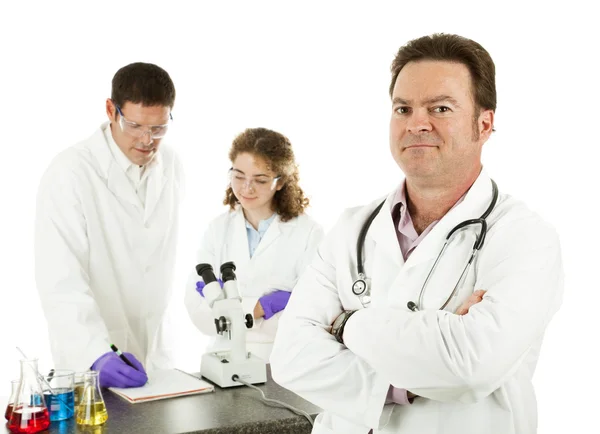 Arts in het laboratorium — Stockfoto