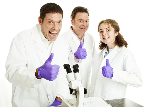 Thumbs Up For Science — Stock Photo, Image