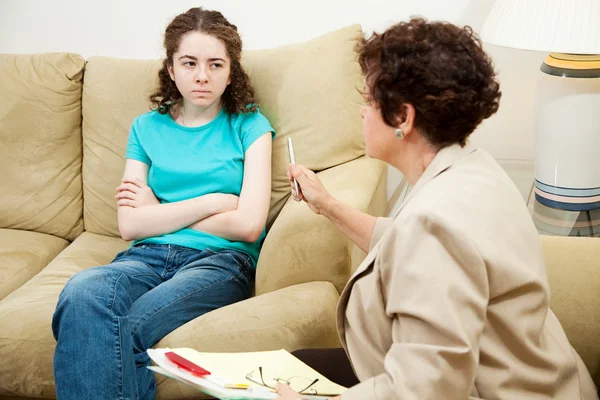Counseling - Adolescent en colère — Photo