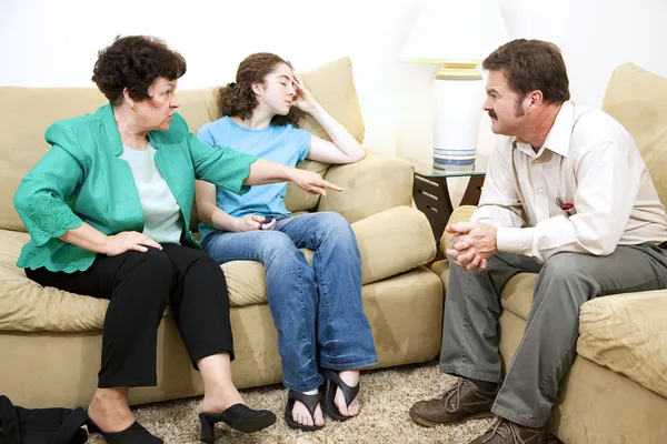 Counseling - Family Drama — Stock Photo, Image