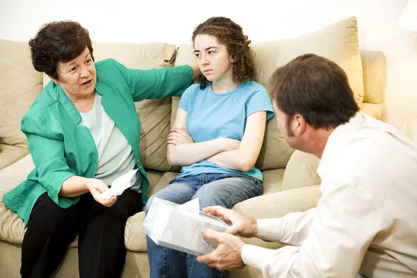Counseling Series - Worried Mother — Stock Photo, Image