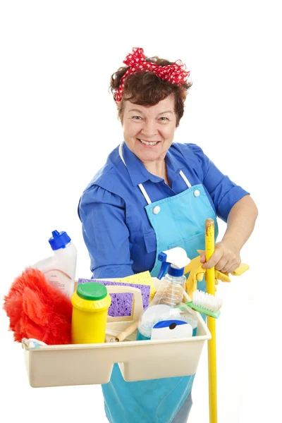 Maid At Your Service — Stock Photo, Image