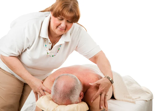 Massage - zachte aanraking — Stockfoto