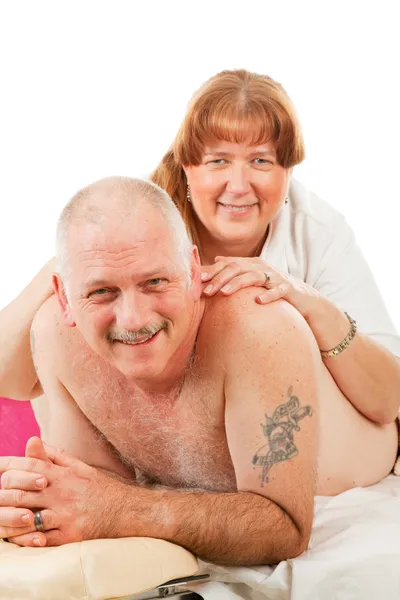 Massage with Love — Stock Photo, Image