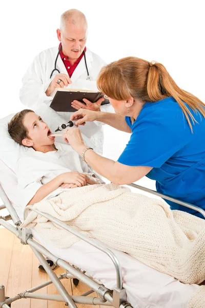 Pediatric Hospital - Say Ahhh — Stock Photo, Image