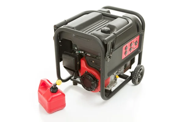 Emergency Generator and Gas Can — Stock Photo, Image