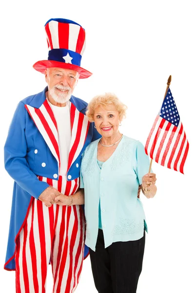 Uncle Sam and Friend Stock Photo