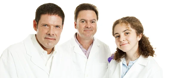 Doctors or Scientists Banner Stock Image