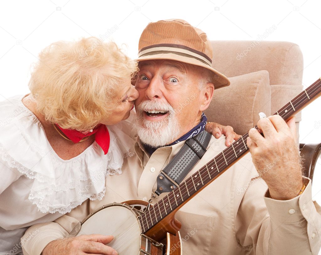 Kiss for Grandpa