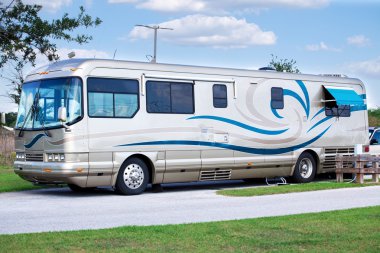 Luxury Motor Home clipart