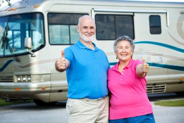 RV Seniors - Happy Retirement clipart